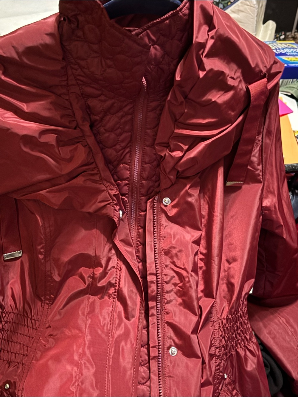 Chico's Women's Jacket in Deep Red
